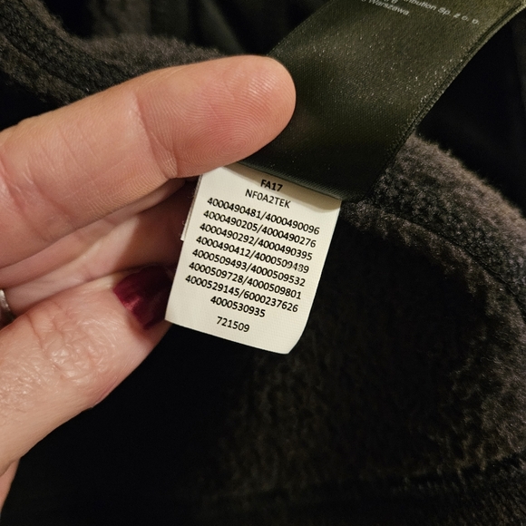 The North Face Women's Crescent Full Zip Fleece Jacket,Grey,Large - Picture 6 of 6